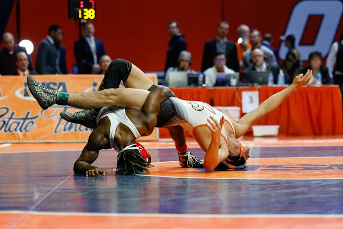 Illinois state wrestling championships February 18 2023 Nate Latsch 15441